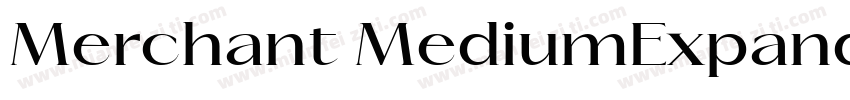 Merchant MediumExpanded字体转换